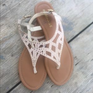 Rampage Nude Sandals